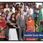 Indian batch with teachers in Bashkir State Medical University