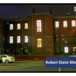 Parking area of Kuban State Medical University