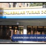 entry of hostel no 1 of Samarkand State Medical University