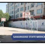 basket ball court in Samarkand State Medical University