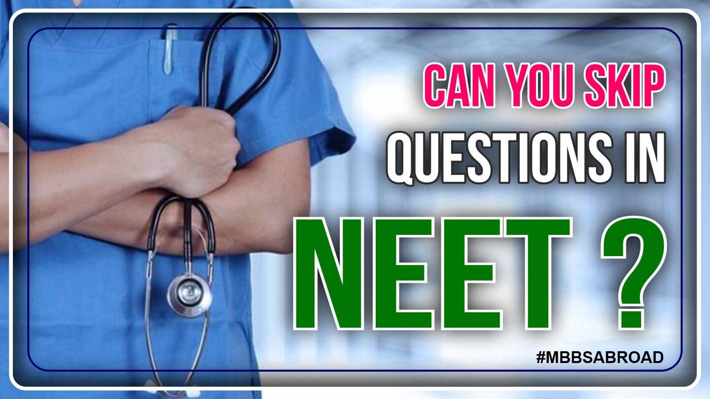 Can you skip questions in NEET